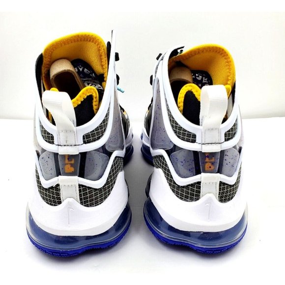 Nike LeBron 19 Black/Persian Violet/White/University Gold Size 10. CZ0203-002